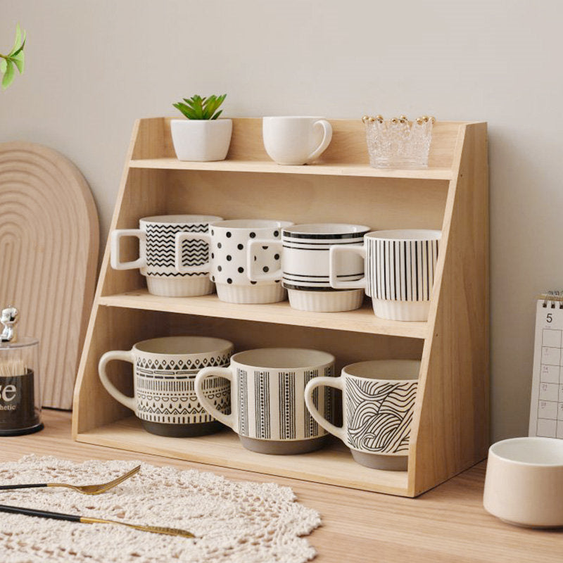 Casaconer | 食器棚・木製・おしゃれ・ナチュラル・収納ラック・卓上収納・一人暮らし・幅40・奥行17
