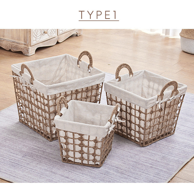 Casaconer | スタッキング・おしゃれ・北欧・かご・バスケット・幅広・深型