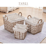 Casaconer | スタッキング・おしゃれ・北欧・かご・バスケット・幅広・深型