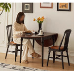 Casaconer | 折りたたみダイニングテーブル・ドロップリーフテーブル・幅150cm・4人掛け/6人掛け・伸長式・食卓テーブル・収納便利・木製・オーバル型・北欧風・おしゃれ