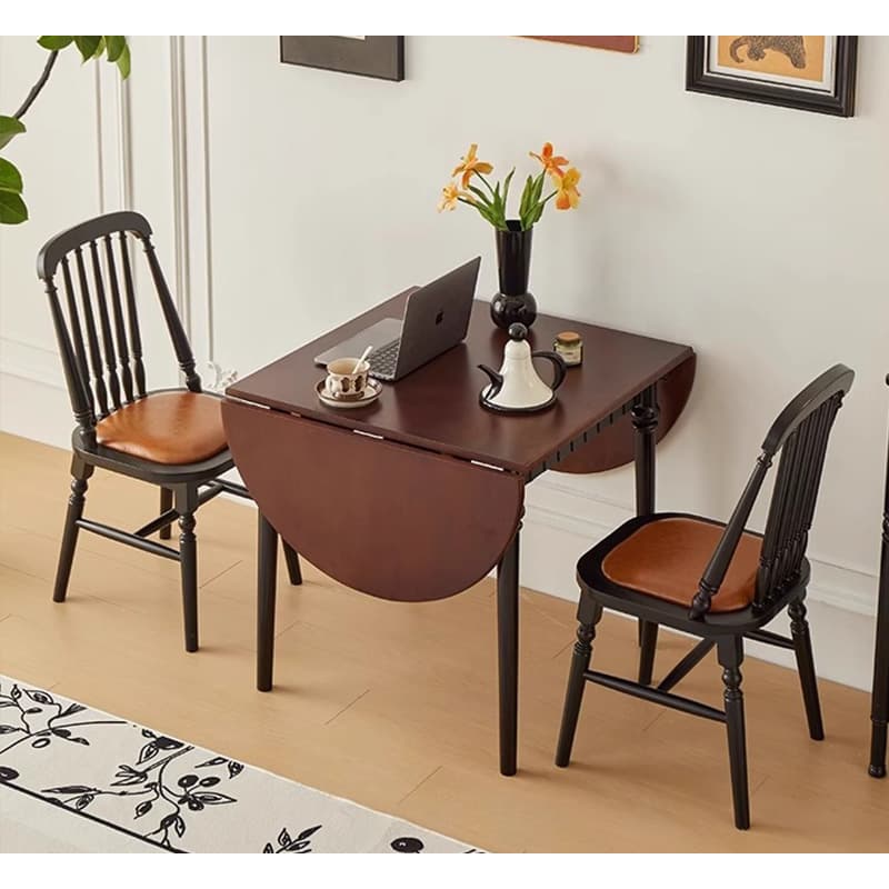 Casaconer | 折りたたみダイニングテーブル・ドロップリーフテーブル・幅150cm・4人掛け/6人掛け・伸長式・食卓テーブル・収納便利・木製・オーバル型・北欧風・おしゃれ