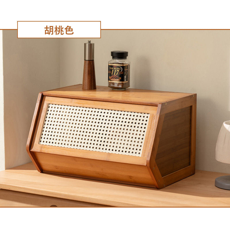 Casaconer | 食器棚・竹制・ラタン風・おしゃれ・ナチュラル・収納ラック・収納棚シェルフ・幅50