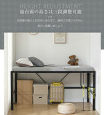 【ホワイト/ブラック】ロフトベッド パイプベッド ベッド セミダブル 幅120cm スチール 収納 はしご付き 白 黒 2色展開 北欧風 子供部屋 高さ90cm 耐震 おしゃれ 7日内出荷