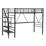 【ブラック/ホワイト】ロフトベッド パイプベッド シングル ハイタイプ 大人用 白 黒 2色展開 高さ170cm システムベッド スチール 北欧風 一人暮らし スチール 耐震 ベッド 子供部屋