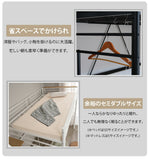 【ブラック/ホワイト】ロフトベッド パイプベッド シングル ハイタイプ 大人用 白 黒 2色展開 高さ170cm システムベッド スチール 北欧風 一人暮らし スチール 耐震 ベッド 子供部屋