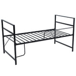 【ブラック/ホワイト】ロフトベッド パイプベッド シングル ハイタイプ 大人用 2色展開 白 黒 高さ110cm システムベッド スチール 収納 北欧風 一人暮らし スチール 耐震 ベッド