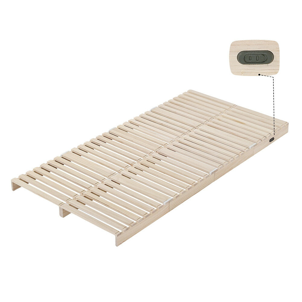【8枚セット】パレットベッド すのこベッド コンセント付き 天然パイン材 ローベッド 50*50cm 組み換え自由 木製 天然木 軽量 ベッド パレット ロータイプ ベッドフレーム お掃除ロボ対応