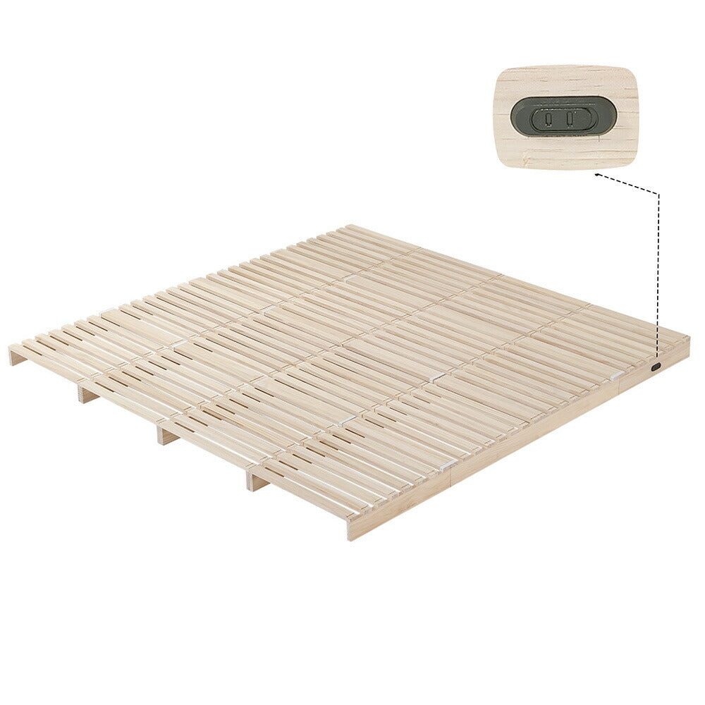 【16枚セット】パレットベッド すのこベッド コンセント付き 天然パイン材 ローベッド 50*50cm 組み換え自由 木製 天然木 軽量 ベッド パレット ロータイプ ベッドフレーム お掃除ロボ対応
