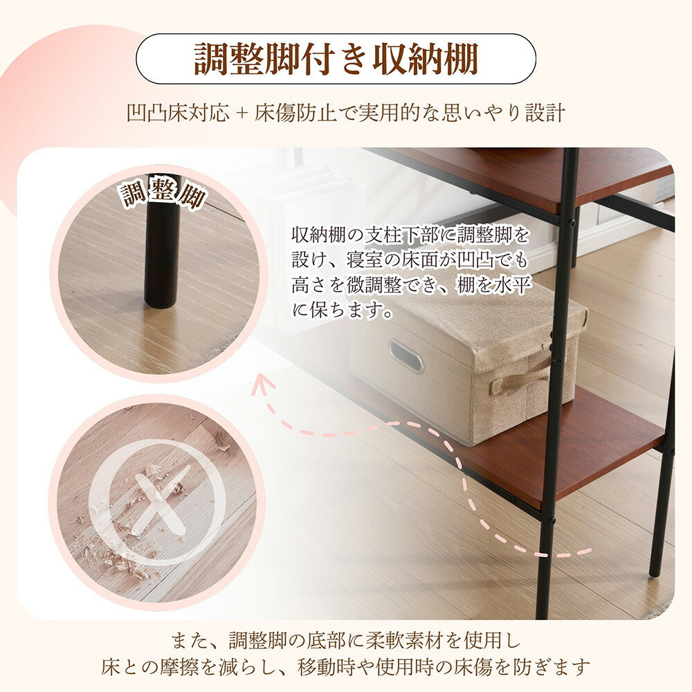 ロフトベッド パイプベッド シングル ハイタイプ 大人用 ブラック 黒 はしご付き 高さ175cm システムベッド スチール 北欧風 一人暮らし スチール 耐震 ベッド 子供部屋 7日内出荷