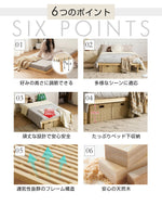 パレットベッド すのこベッド コンセント付き ローベッド 低ホル 3段高さ調節 シングル 204.5*101cm 木製 パイン材 天然木 軽量 ベッド パレット ロータイプ ベッドフレーム カビ対策 7日内出荷