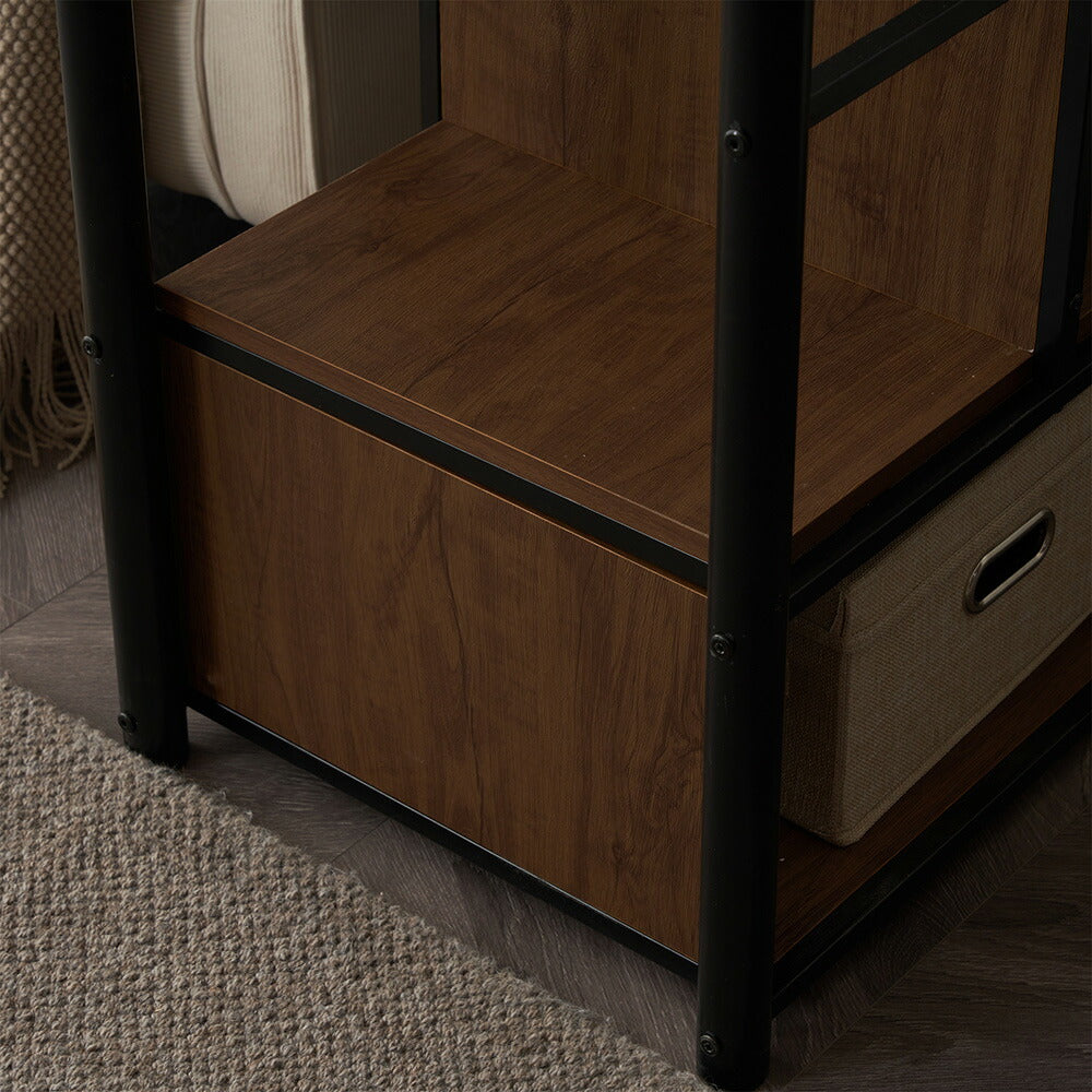 【ブラック/ホワイト】ロフトベッド パイプベッド シングル ハイタイプ 大人用 ブラック 黒 白 階段付き 片側手すり付き 高さ165cm システムベッド スチール 北欧風 一人暮らし スチール 耐震 ベッド 子供部屋