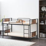 【ブラック/ホワイト】三段ベッド 子供 パイプベッド 大人用 シングル ベッド パイプベッド 3段ベッド はしご付き スチール コンパクト 分離可能 省スペース 寮 白 黒 二色展開 耐震