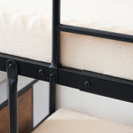 【ブラック/ホワイト】三段ベッド 子供 パイプベッド 大人用 シングル ベッド パイプベッド 3段ベッド はしご付き スチール コンパクト 分離可能 省スペース 寮 白 黒 二色展開 耐震