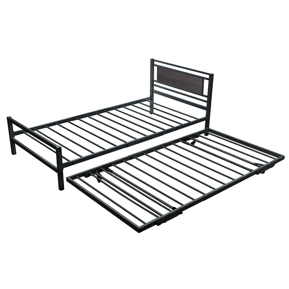 【ブラック/ホワイト】 ベッド 二段ベッド 親子ベッド パイプベッド シングルベッド デイベッド 多段ベッド シングル ベッド ベッドフレーム エキストラベッド パイプ キャスター付き 収納 北欧風 おしゃれ 子供部屋 スチール 耐震