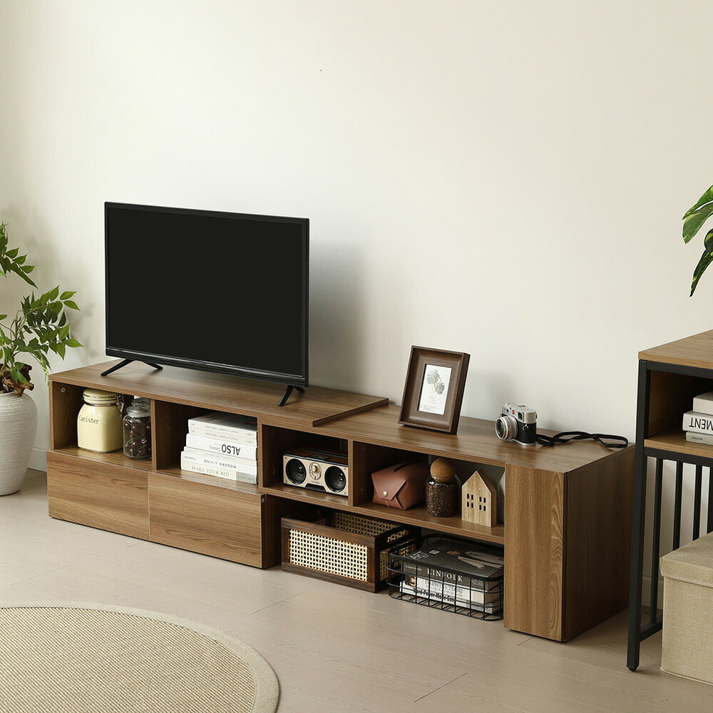 伸縮テレビボード ローボード 伸縮テレビ台 コーナー テレビラック 北欧風 おしゃれ リビング ワンルーム 一人暮らし TVボード TV台 幅95~169cm ホワイト 韓国風 北欧 パソコン台 テレビラック TVボード ロータイプ 伸縮 7日内出荷