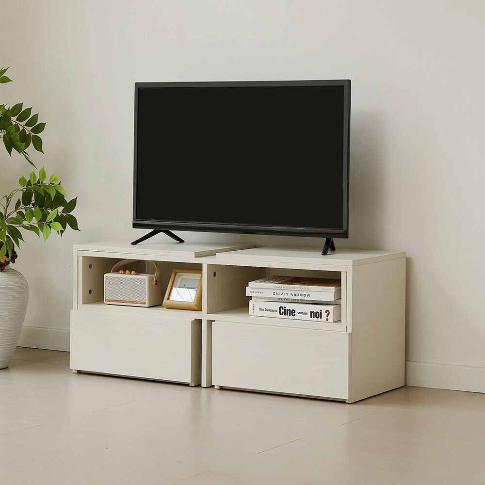 伸縮テレビボード ローボード 伸縮テレビ台 コーナー 引き出し付き テレビラック 北欧風 おしゃれ リビング ワンルーム 一人暮らし TVボード TV台 幅93~172cm 高さ38cm ホワイト 韓国風 北欧 パソコン台 テレビラック TVボード ロータイプ 伸縮 7日内出荷