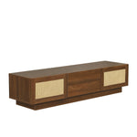 テレビ台 ローボード テレビボード 隠し収納 TVボード 幅150cm 幅180cm リビングボード テレビラック リビング収納 TV台 AVボード おしゃれ ナチュラル ラタン風 木目調 引き出し TV台 薄型