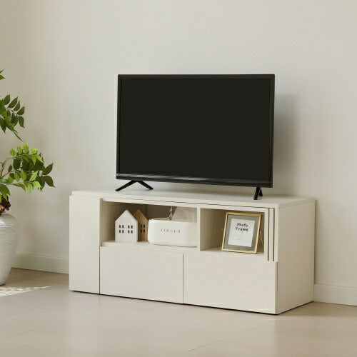 伸縮テレビボード ローボード 伸縮テレビ台 コーナー テレビラック 北欧風 おしゃれ リビング ワンルーム 一人暮らし TVボード TV台 幅95~169cm ホワイト 韓国風 北欧 パソコン台 テレビラック TVボード ロータイプ 伸縮 7日内出荷