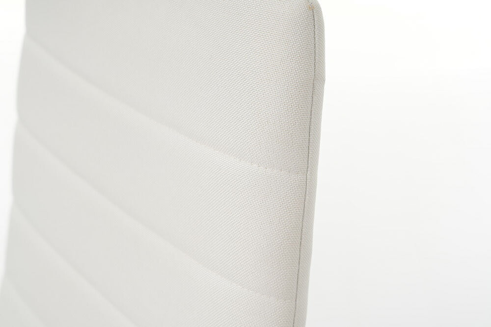 【ホワイト座面&ホワイト脚】ダイニングチェア 2脚セット ダイニングチェアー いす イス オフィス 会議室 来客用 テレワーク 在宅勤務 カフェ ダイニング椅子 食卓椅子 チェア 椅子 ヴィンテージ ファブリック 化粧椅子 いす デザイン 北欧 モダン