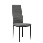 【グレー座面 + ブラック脚】ダイニングチェア 2脚セットチェア 椅子 イス ダイニング レトロ モダン 食卓椅子 カフェ オフィス 会議室 来客用 テレワーク 在宅勤務 おしゃれ 北欧 シンプル デザイン