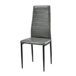 ダイニングチェア 2脚セット レザー チェア スチール 椅子 レザーチェア デスクチェア オフィスチェア レザーチェア 在宅ワーク オフィス 会議室 来客用 インテリア 家具 新生活 ブラック 黒 おしゃれ モダン 北欧