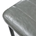 ダイニングチェア 2脚セット レザー チェア スチール 椅子 レザーチェア デスクチェア オフィスチェア レザーチェア 在宅ワーク オフィス 会議室 来客用 インテリア 家具 新生活 ブラック 黒 おしゃれ モダン 北欧