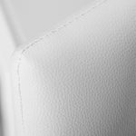 ダイニングチェア 2脚セット レザー チェア スチール 椅子 レザーチェア デスクチェア オフィスチェア レザーチェア 在宅ワーク オフィス 会議室 来客用 インテリア 家具 新生活 ホワイト おしゃれ モダン 白 北欧