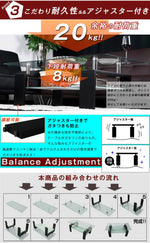 センターテーブル ローテーブル ガラステーブル リビングテーブル ガラステーブル ソファーテーブル 長方形 センター 幅88cm ブラック 木目調 4色展開 高級感 モダン コーヒーテーブル おしゃれ モダン 北欧 7日内出荷