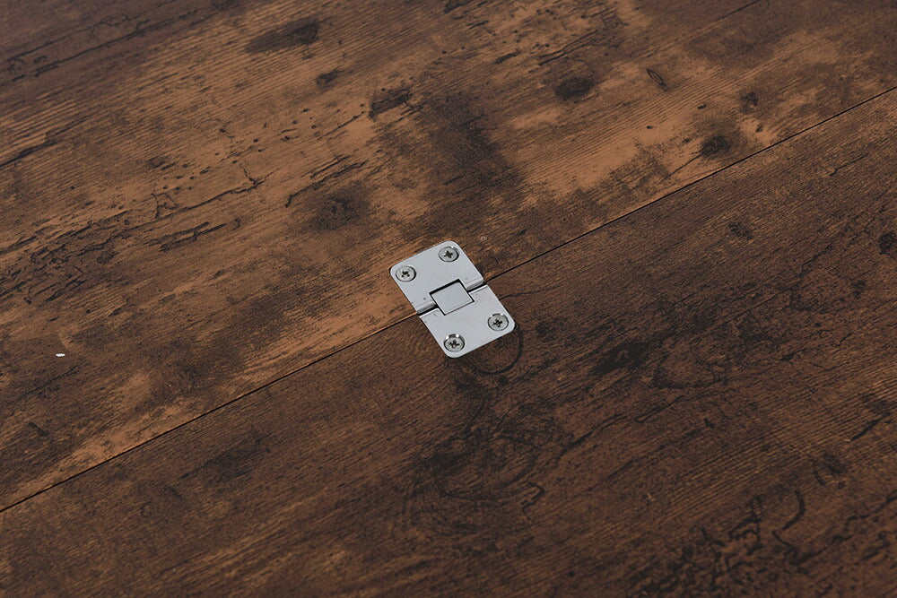 【完成品】センターテーブル 昇降式サイドテーブル 折りたたみテーブル 折り畳み センターテーブル 幅100 高さ50~100cm ガス圧昇降 ブラウン コンパクトテーブル 作業用 デスク 多機能 おしゃれ リビング ソファ横 一人暮らし 多用途 収納便利