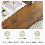 【完成品】センターテーブル 昇降式サイドテーブル 折りたたみテーブル 折り畳み センターテーブル 幅100 高さ50~100cm ガス圧昇降 ブラウン コンパクトテーブル 作業用 デスク 多機能 おしゃれ リビング ソファ横 一人暮らし 多用途 収納便利