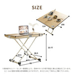 【完成品】センターテーブル 昇降式サイドテーブル 折りたたみテーブル 折り畳み センターテーブル 幅100 高さ50~100cm ガス圧昇降 ナチュラル コンパクトテーブル 作業用 デスク 多機能 おしゃれ リビング ソファ横 一人暮らし 多用途 収納便利