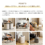 【完成品】【ナチュラル/ブラウン】センターテーブル スツール2個付き センターテーブル&スツールセット 収納付き サイドテーブル 北欧風 ソファテーブル リビングテーブル 2色展開 ローテーブル モダン