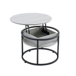 テーブル ローテーブル 折り畳み式天板 昇降式 高さ調節 昇降式テーブル 丸 円形 おしゃれ 折りたたみ ローテーブル 一人暮らし 収納 大容量 木製 昇降 センターテーブル リビング リフトテーブル 幅65cm 天然木 リフティング ゴールド脚 ブラック脚 7日内出荷