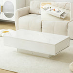 【ブラック/ホワイト】センターテーブル テーブル ローテーブル リビングテーブル センターテーブル 長方形 北欧 収納棚 引き出し付き リビング 大理石調 おしゃれ シンプル モダン カフェ風 ソファテーブル コンパクト 白 黒 2色展開 一人暮らし