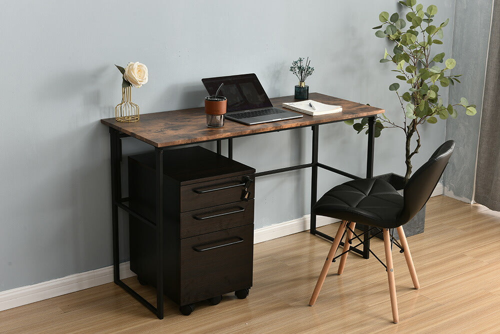 【ナチュラル/ブラウン】デスク パソコンデスク 省スペース 幅120cm 奥行50cm PCデスク ゲーミングデスク オフィスデスク コンパクト おしゃれ ライティングデスク 学習デスク 書斎デスク 作業デスク 在宅デスク 机 学習机 勉強机 ミシン台 デスク単品