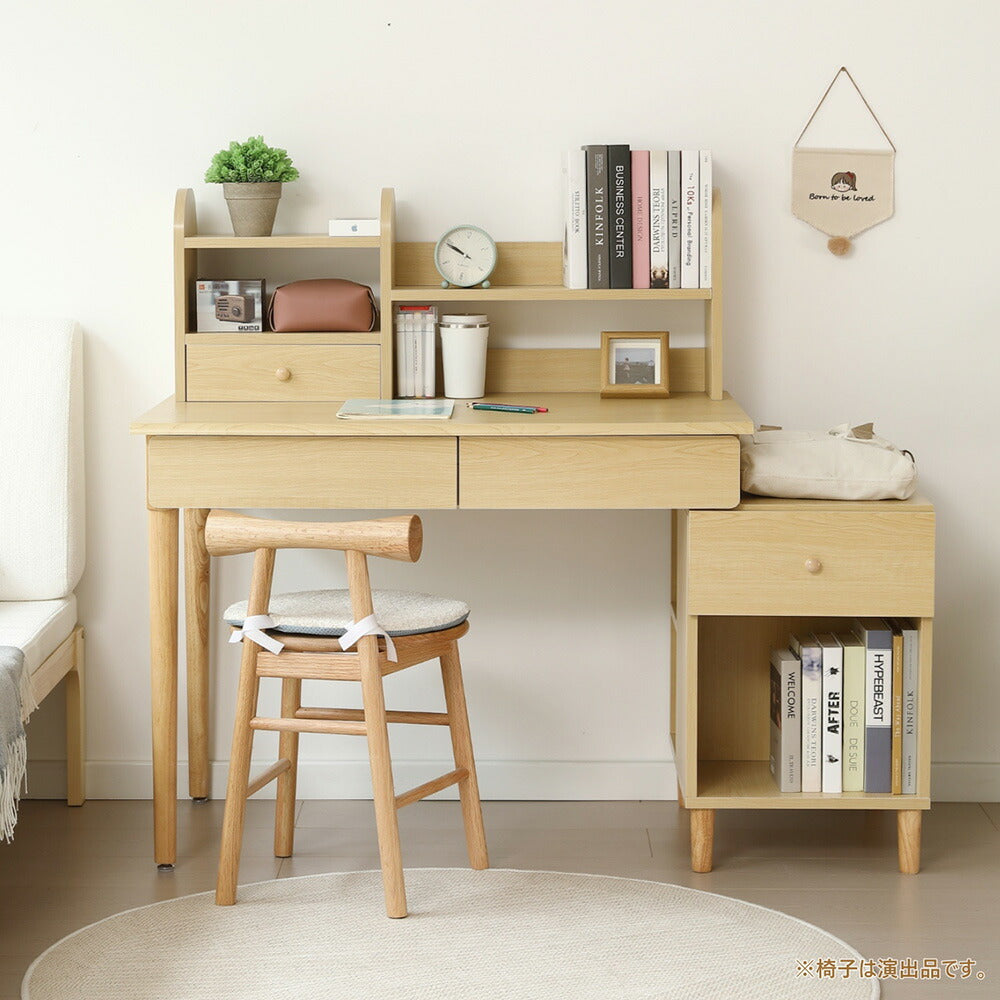 学習机 ジュニア学習デスク 勉強机 勉強デスク コンパクト ワゴン リビングデスク パソコンデスク 机 子ども 木製 シェルフ付き 木製 机 子供部屋 コンパクト 子供 大人 リビング シンプルデスク かわいい おしゃれ デスク単品