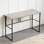 【グレー】デスク パソコンデスク 省スペース 幅120cm 奥行50cm PCデスク ゲーミングデスク オフィスデスク コンパクト おしゃれ ライティングデスク 学習デスク 書斎デスク 作業デスク 在宅デスク 机 学習机 勉強机 ミシン台 デスク単品