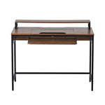 【ブラウン/ナチュラル】パソコンデスク 学習机 おしゃれ 机 PCデスク キーボードスライダー付き ワークデスク 2色展開 勉強机 作業机 シンプル 北欧 収納 デスク単体