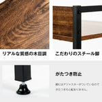 パソコンデスク ダークブラウン 収納ラック付きデスク 引き出し付き 3段シェルフ付 パソコンデスク 木製 収納付 座デスク 机 おしゃれ ワークデスク 引き出し付き シェルフ付きデスク 書斎デスク 学習机 勉強机