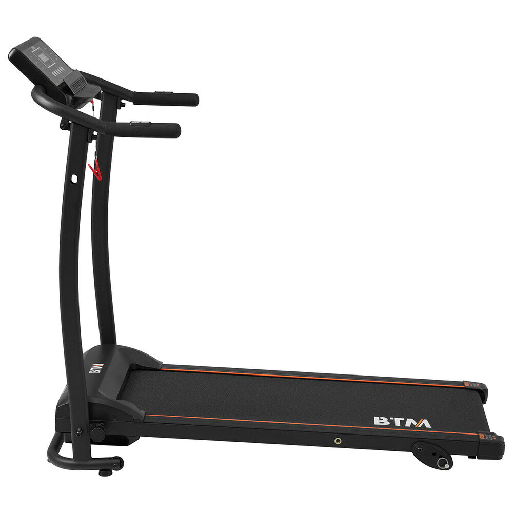 電動ランニングマシン ルームランナー 折りたたみ式 MAX10km/h 3段階傾斜調整 速度0.1km/h刻み LEDディスプレイ 心拍測定 AUX音楽再生 静音設計 衝撃吸収 45分連続使用 コンパクト収納 家庭用トレーニング 有酸素運動 ダイエット 7日内出荷