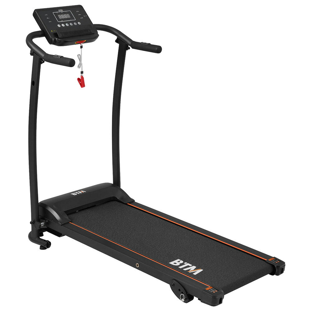 電動ランニングマシン ルームランナー 折りたたみ式 MAX10km/h 3段階傾斜調整 速度0.1km/h刻み LEDディスプレイ 心拍測定 AUX音楽再生 静音設計 衝撃吸収 45分連続使用 コンパクト収納 家庭用トレーニング 有酸素運動 ダイエット 7日内出荷