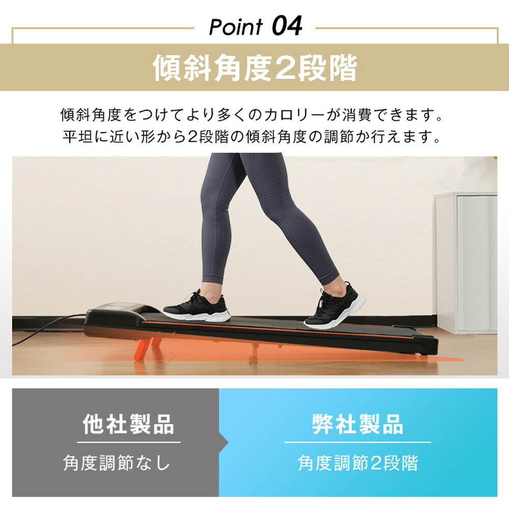 ルームランナー ランニングマシン ウォーキングマシン 電動ルームランナー 低床設計 MAX6km/h MAX10km/h 2way仕様 傾斜2段階調整 折りたたみ式 静音モーター 連続使用99分 耐荷重100kg 家庭用ランニングマシン 衝撃吸収 有酸素運動 7日内出荷