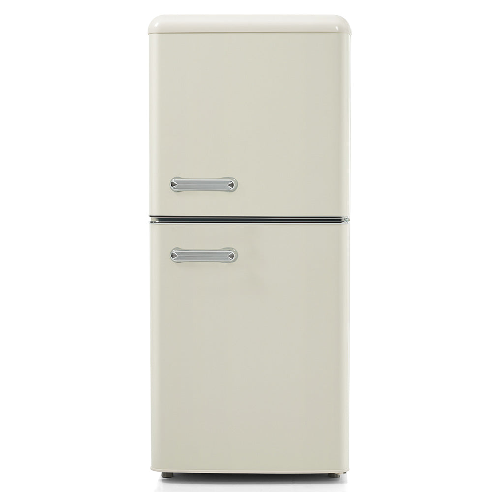 冷蔵庫 2ドア 108L ひとり暮らし 冷凍庫付き 一人用 38L/70L おしゃれ 冷凍冷蔵庫 直冷式 冷凍 仕切り棚 庫内灯 温度調節 コンパクト 家庭用 ミニ冷蔵庫 シングル 小型 省エネ スマート食材保存 新生活 ベージュ 7日内出荷