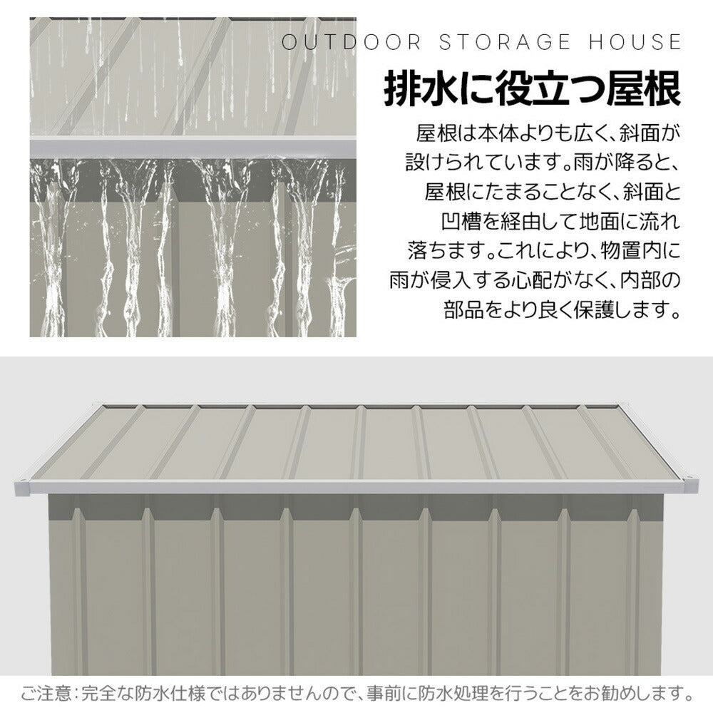 【可動棚なし/可動棚付き】物置 屋外 スチール 倉庫 幅148 奥行82.5 高193 床材補強フレーム付き 引き戸 大型 収納庫 屋外物置 防さび 防水 ベランダ 庭 ガーデニング ドア 7日内出荷
