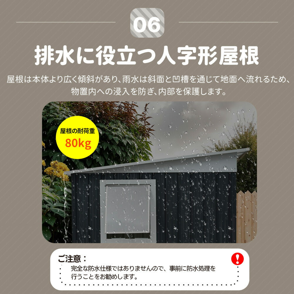 物置 屋外 収納庫 スチール倉庫 大型 戸外収納庫 W194×D152×H174cm 可動棚付き すべり出し窓 引き戸 防さび 防水 屋外物置 スチール物置 ガーデニング収納 ベランダ収納 庭収納 おしゃれ 大容量 約3847L グレーホワイト ブルーグレー 7日内出荷
