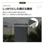 物置 屋外 スチール物置 倉庫 戸外収納庫 約1480L L96×W94×H165cm 屋外物置 収納庫 引き戸 ロック付き 防さび 防水 ガーデニング収納 ベランダ収納 庭収納 スチール収納庫 屋外収納 おしゃれ グレー 7日内出荷