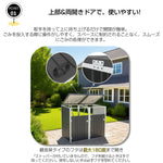 ゴミ箱 屋外 ゴミステーション 大容量 屋外ごみ箱 ゴミ保管庫 屋外収納庫 2分別 3分別 ゴミストッカー ベランダ 屋外用ゴミ箱 金属製 スチール 防さび 施錠可能 大型ゴミ箱 屋外ストッカー ごみ収納庫 7日内出荷