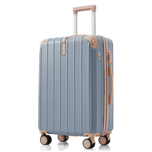 スーツケース ロック付き 機内持ち込み S M Lサイズ 軽量 静音 4色展開 キャリーケース キャリーバッグ 国内旅 修学旅行 海外旅行 出張 3泊 5泊 小型 大型 大容量 シンプル ビジネス