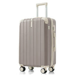 スーツケース ロック付き 機内持ち込み S M Lサイズ 軽量 静音 4色展開 キャリーケース キャリーバッグ 国内旅 修学旅行 海外旅行 出張 3泊 5泊 小型 大型 大容量 シンプル ビジネス