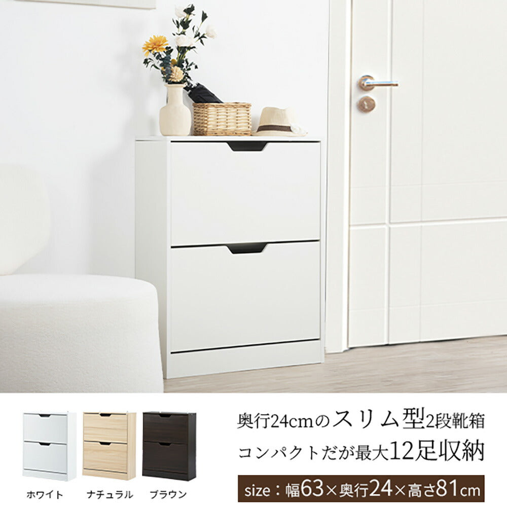 靴箱 シューズ シューズラック 下駄箱 靴箱 収納 小物収納 靴収納 省スペース 靴棚 靴入れ 下駄箱 2段 2層 シューズラック 玄関収納 ひとり暮らし スリムタイプ 靴収納 ラック 靴収納棚 安定 7日内出荷